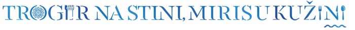 Trogir na stini, miris u kužini logo